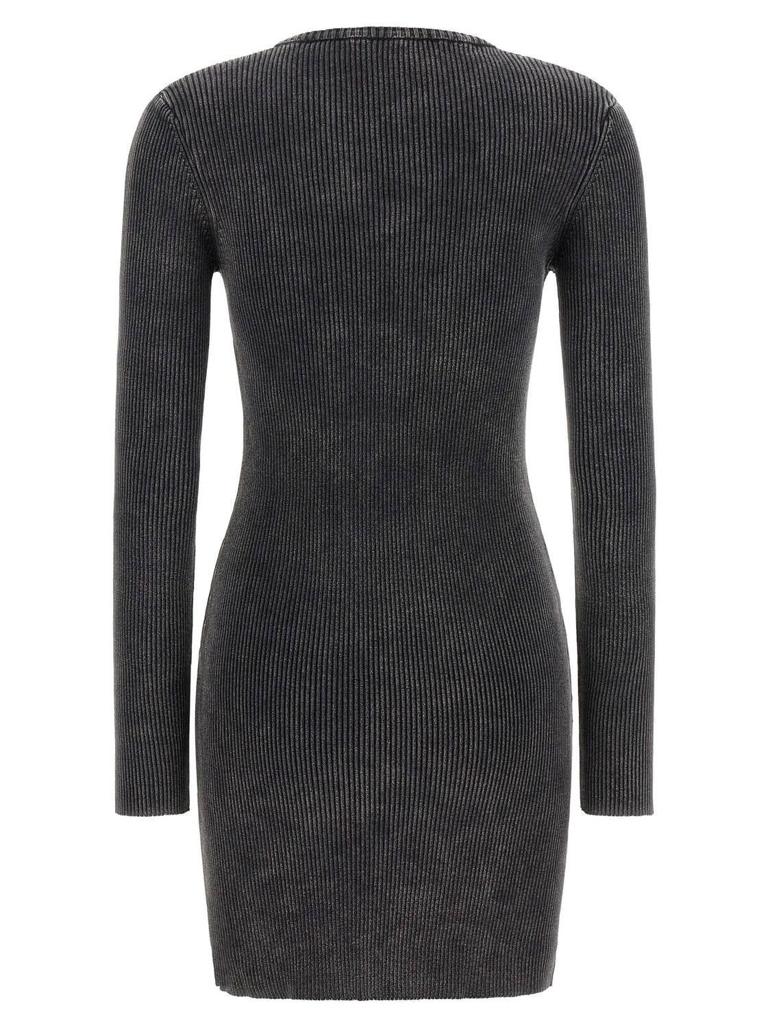 Black Cotton Short Dress