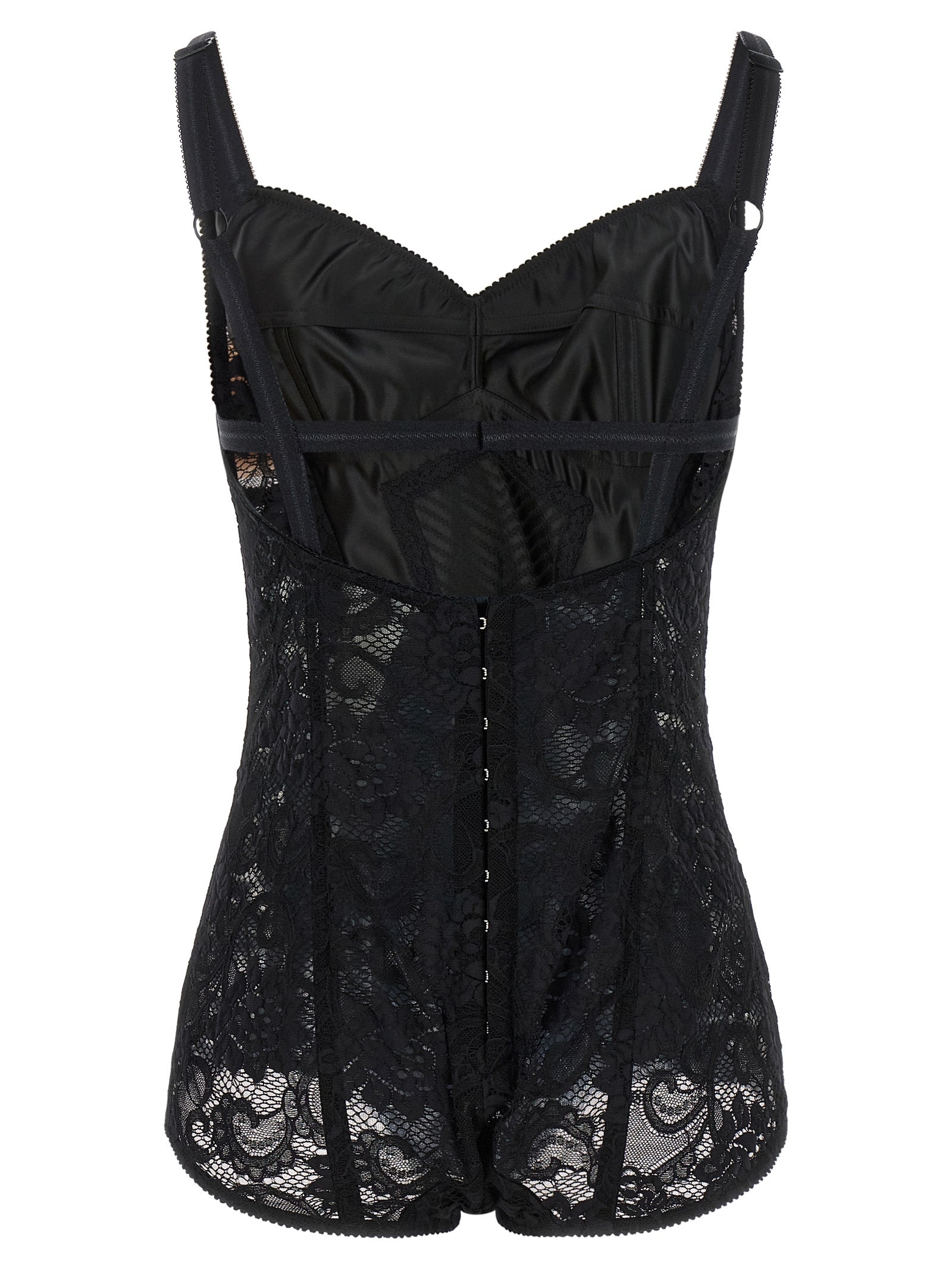 Black Polyamide Bodysuit