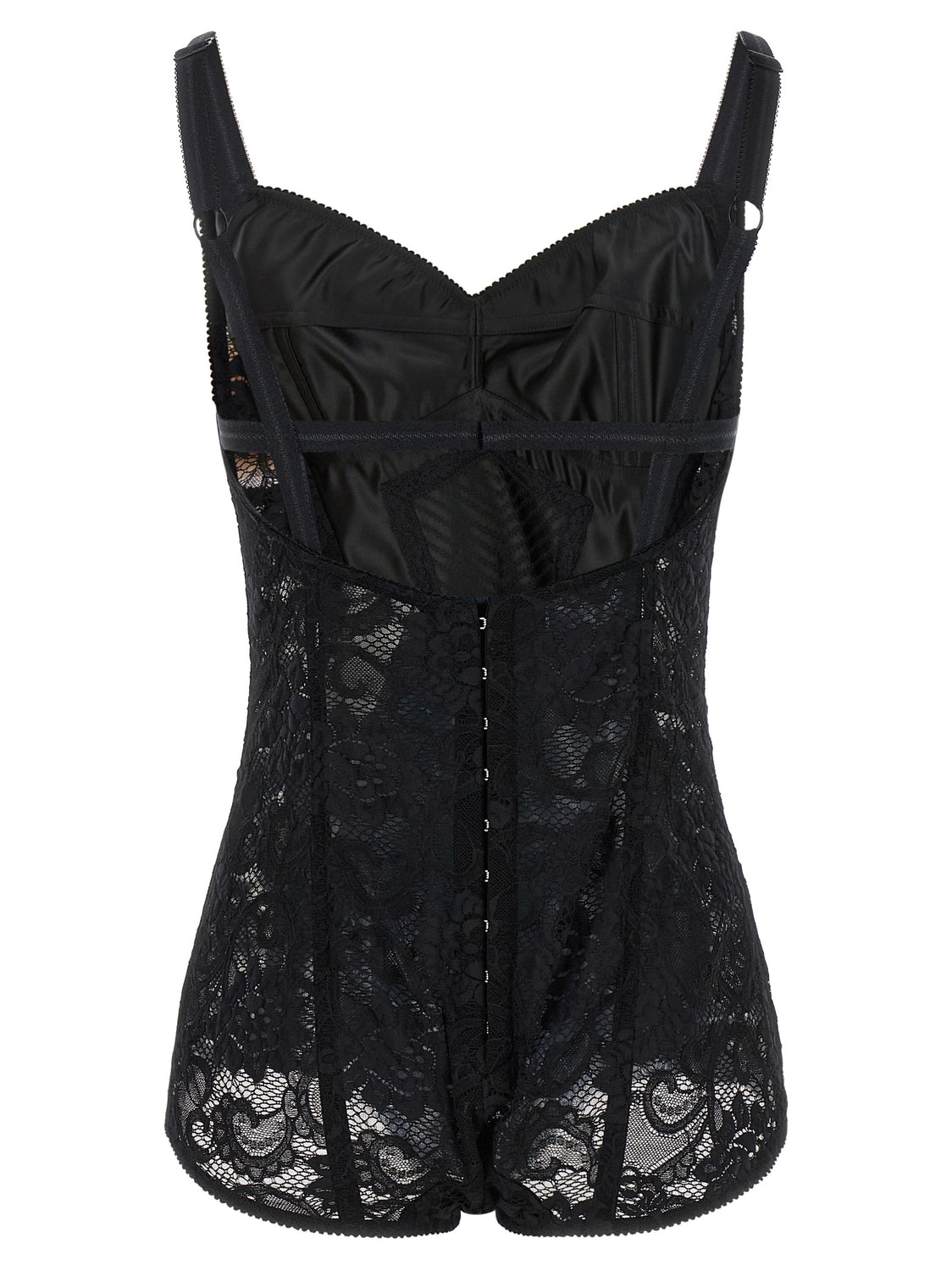 Black Polyamide Bodysuit