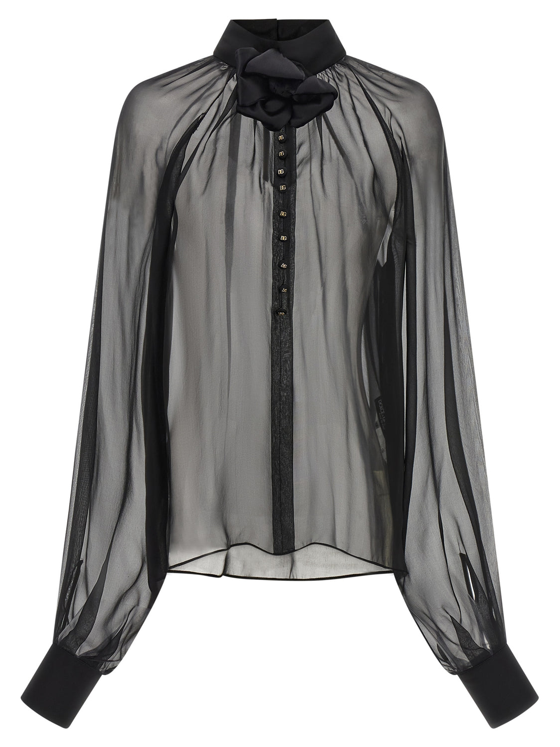 Black Silk Blouse