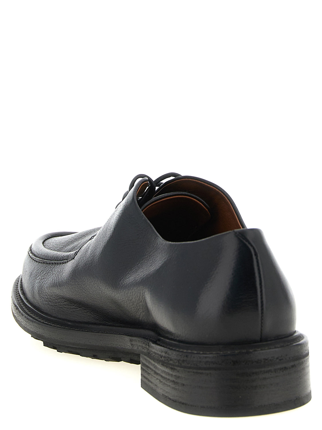 Black Calfskin Oxfords And Derbies