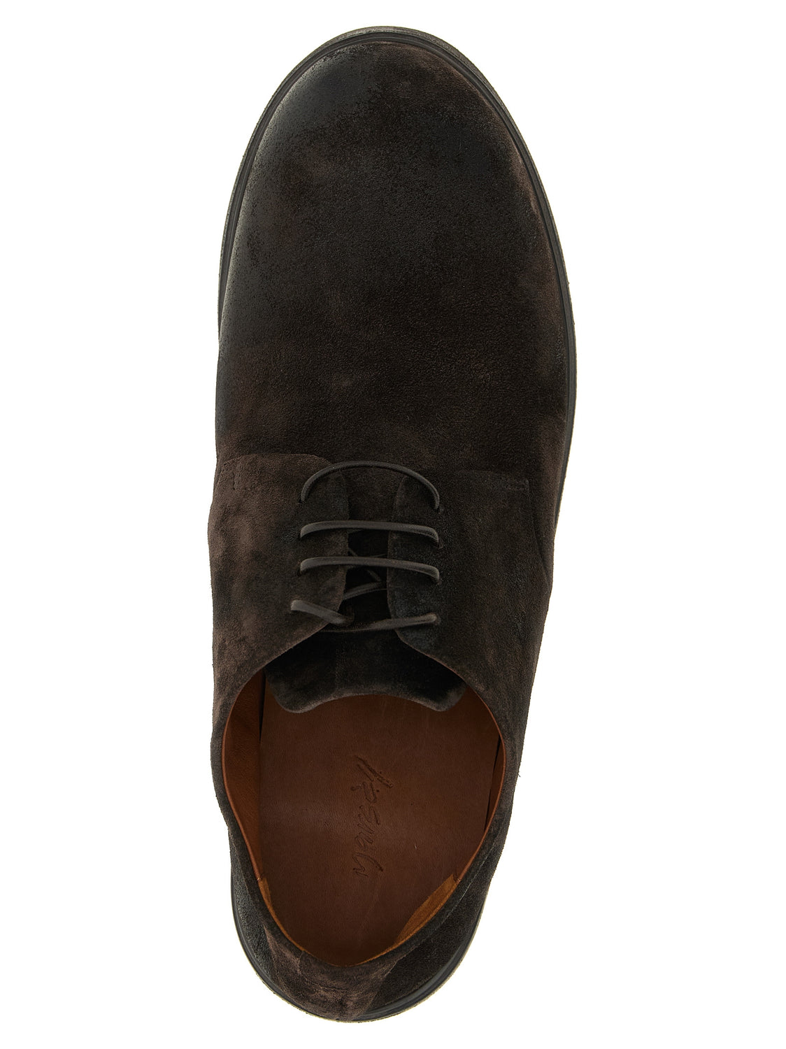 Brown Calfskin Oxfords And Derbies