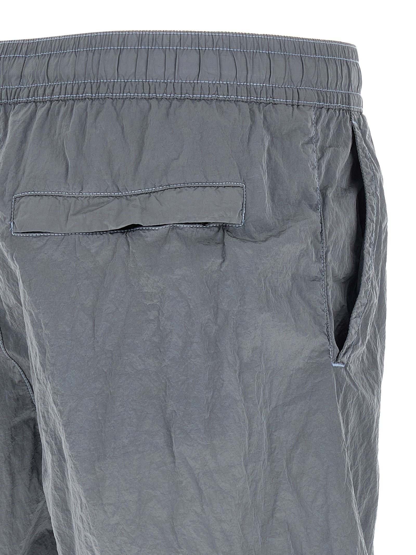 Gray Polyamide Swim Shorts