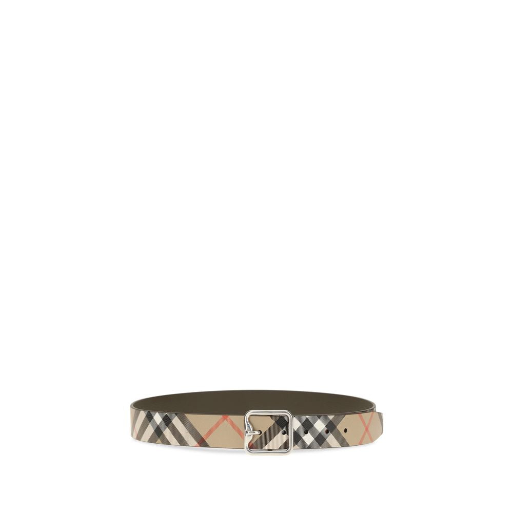 Beige Calf Leather Bos Taurus Regular Belt