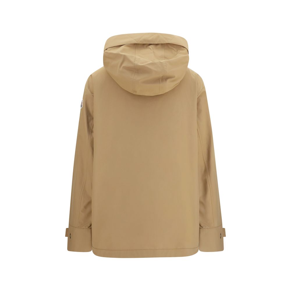 Beige Polyamide Shell Jacket