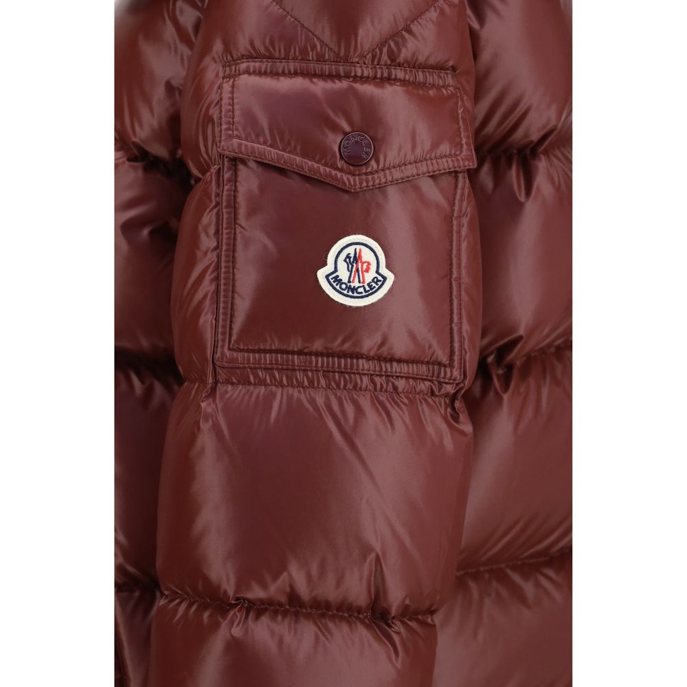 Bordeaux Goose Down Full-Length Jacket