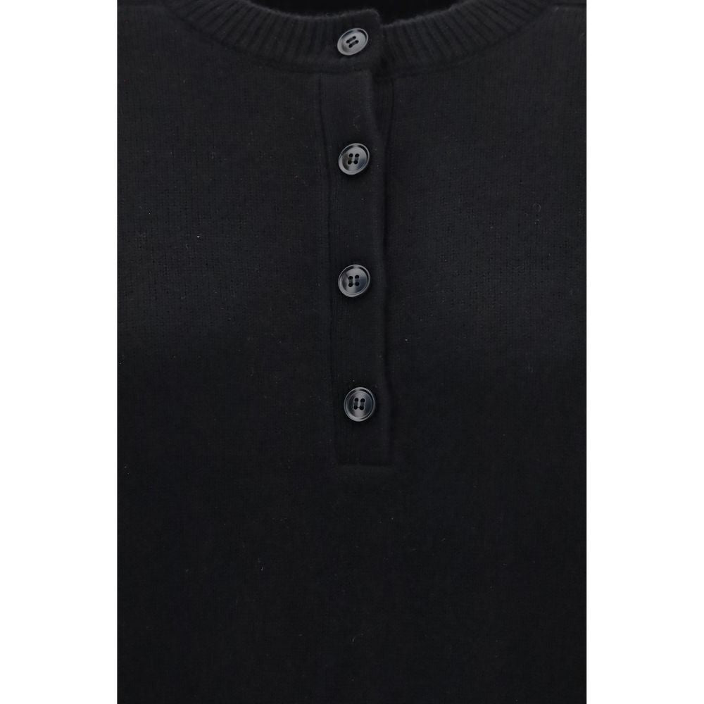 Black Cashmere Sweatshirt
