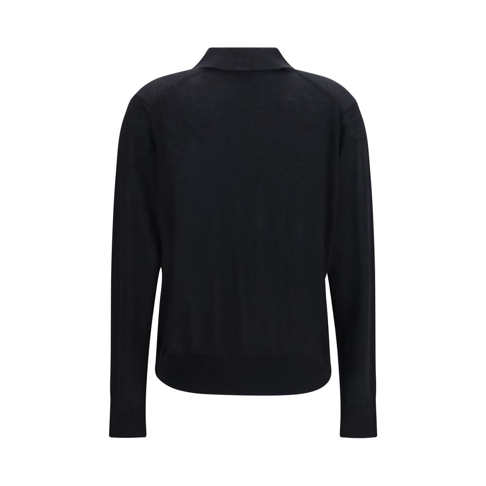 Black Cashmere Dress Shirt