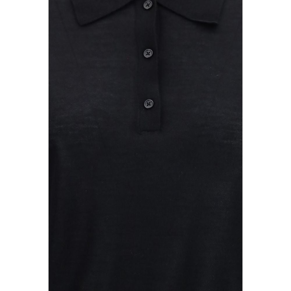 Black Cashmere Dress Shirt