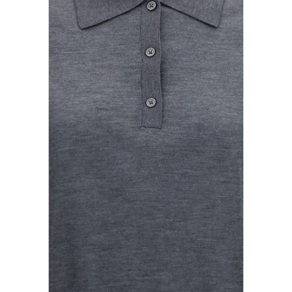 Gray Cashmere Shirt