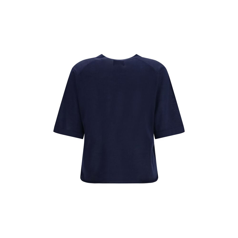 Blue Cashmere T-Shirt