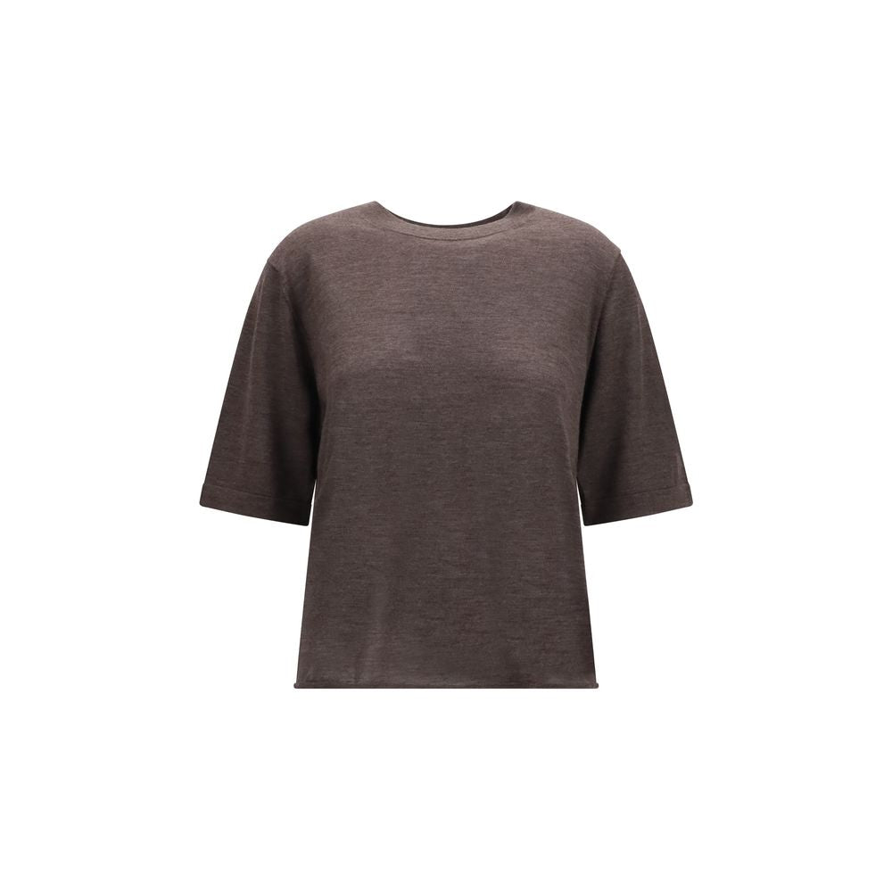 Brown Cashmere T-Shirt