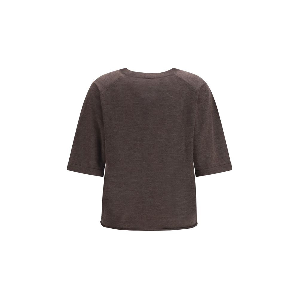 Brown Cashmere T-Shirt