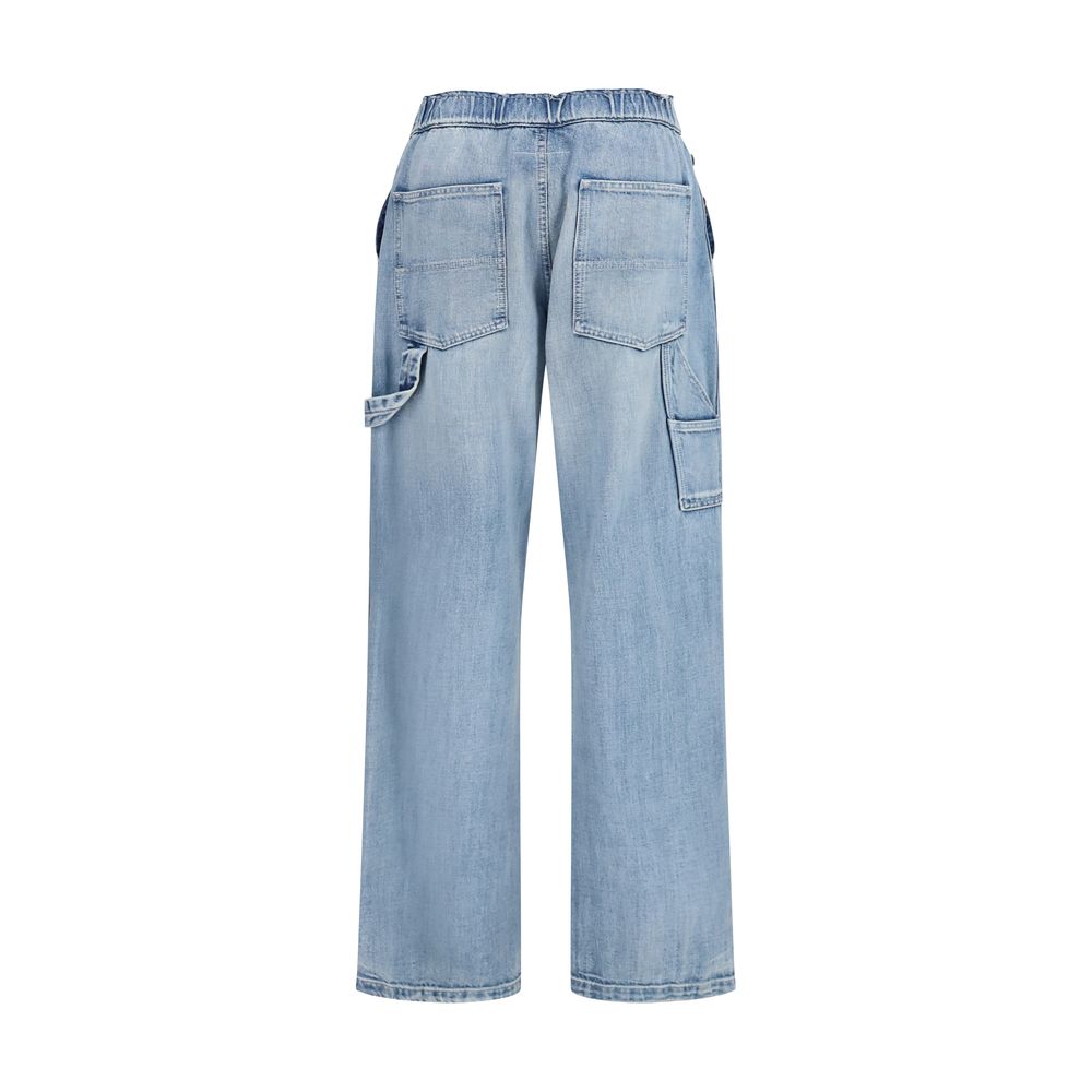 Blue Cotton Jeans Denim