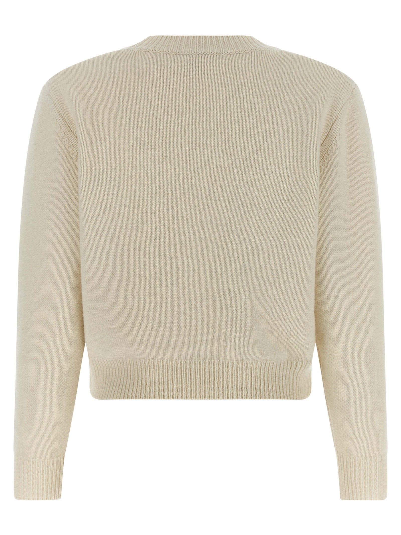 White Wool Cardigan