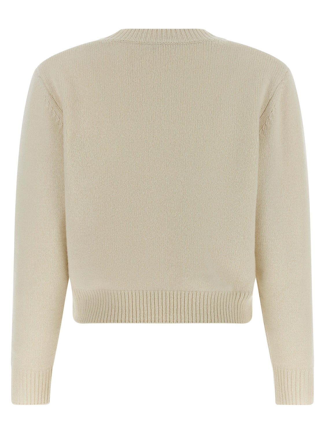 White Wool Cardigan