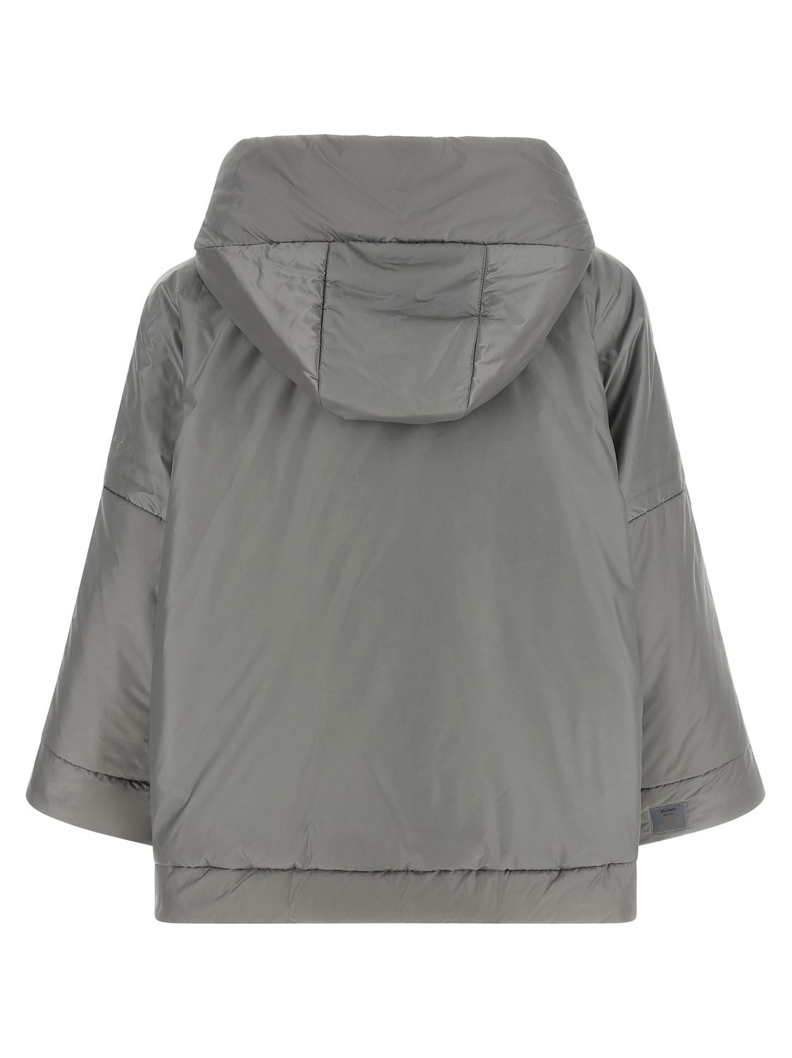 Gray Polyester Shell Jacket