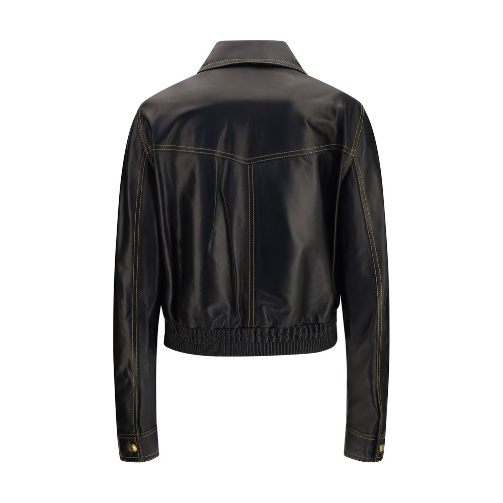 Black Lamb Ovis Aries Full-Length Jacket