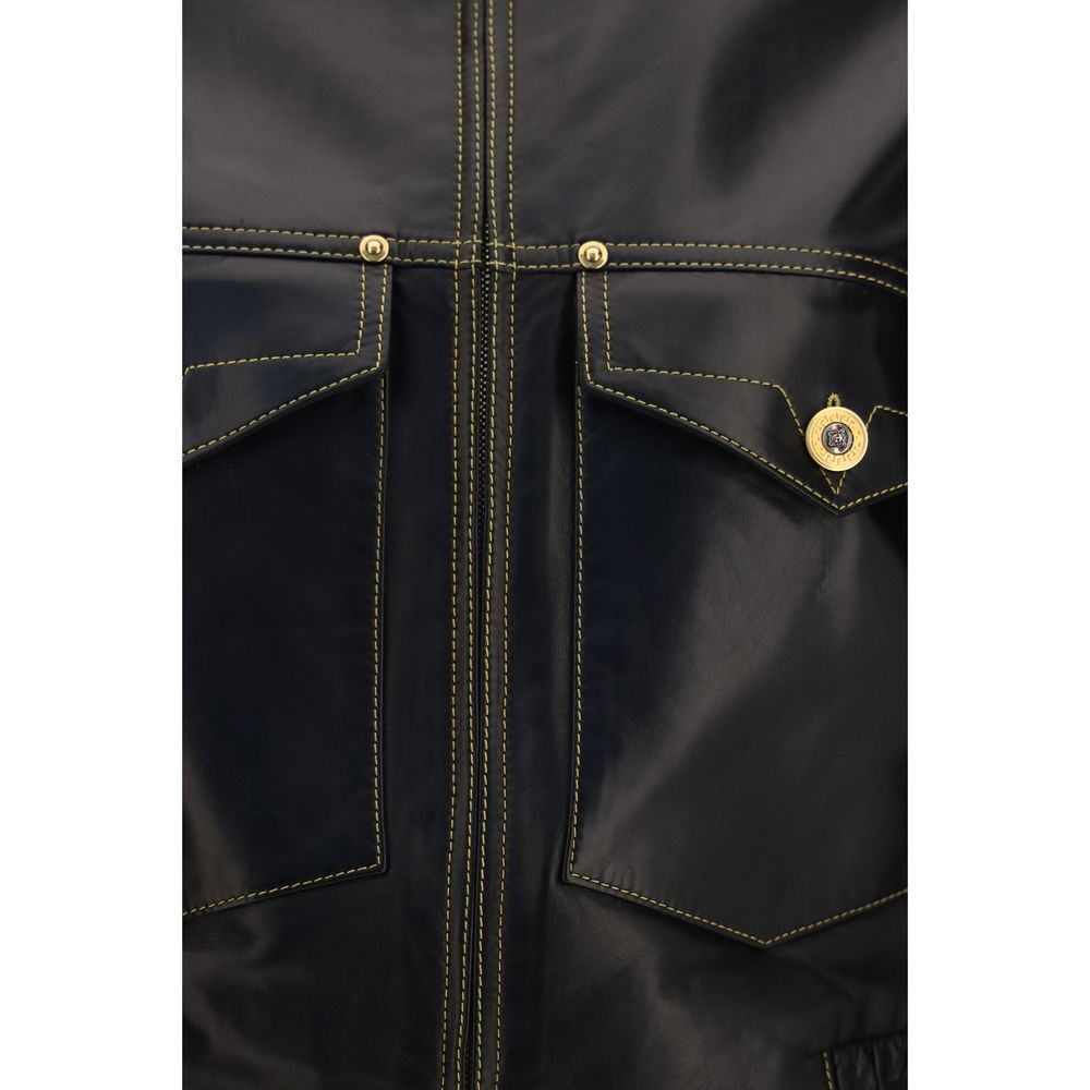 Black Lamb Ovis Aries Full-Length Jacket