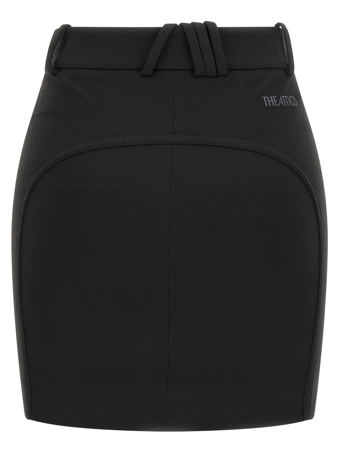 Black Viscose Long Skirt