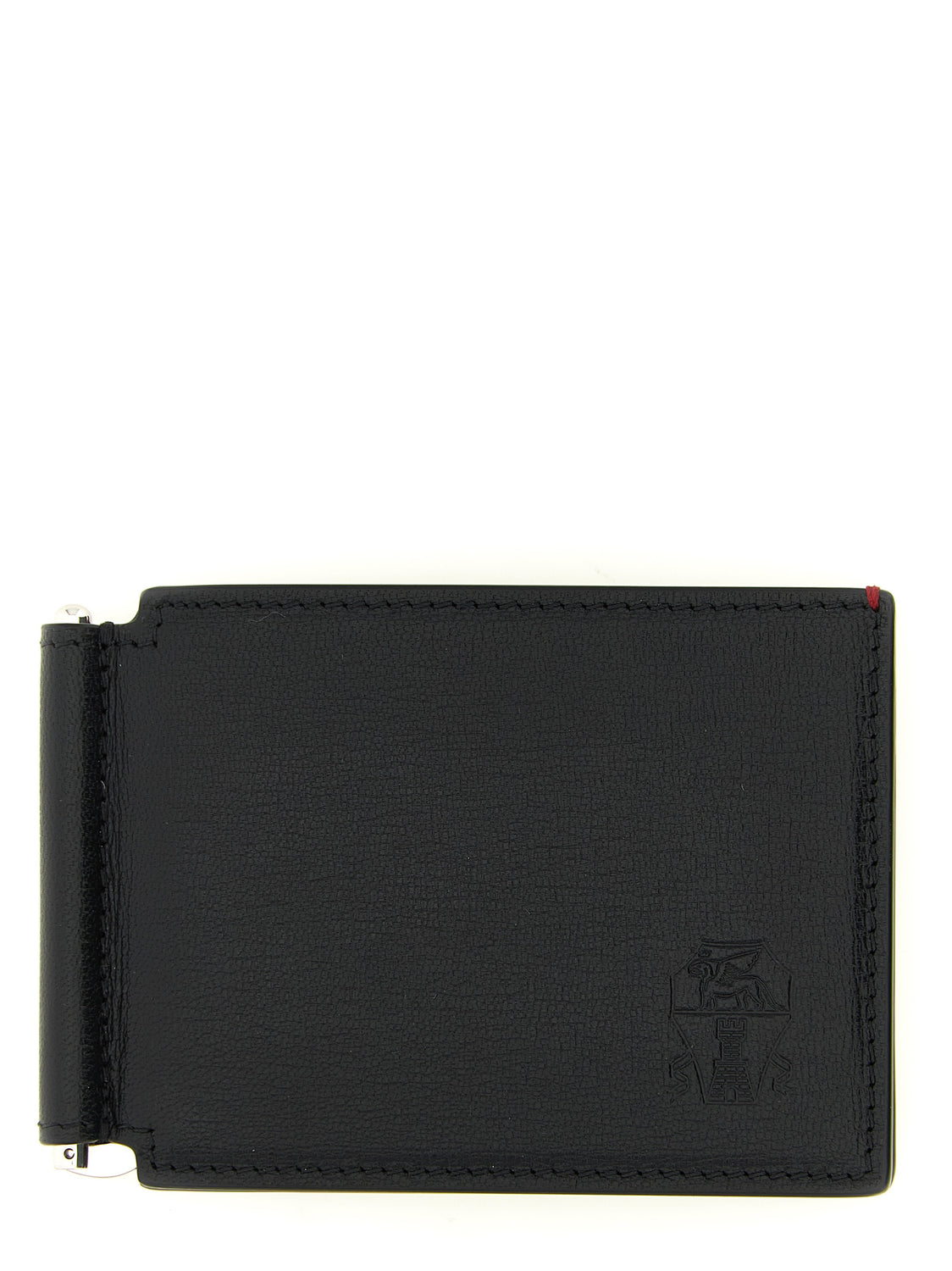 Black Goatskin Money Clip