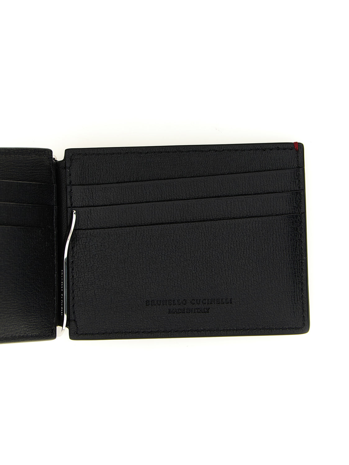 Black Goatskin Money Clip