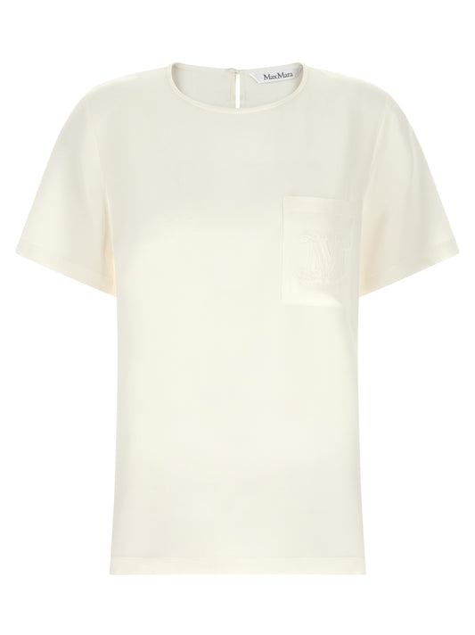 White Silk Blouse