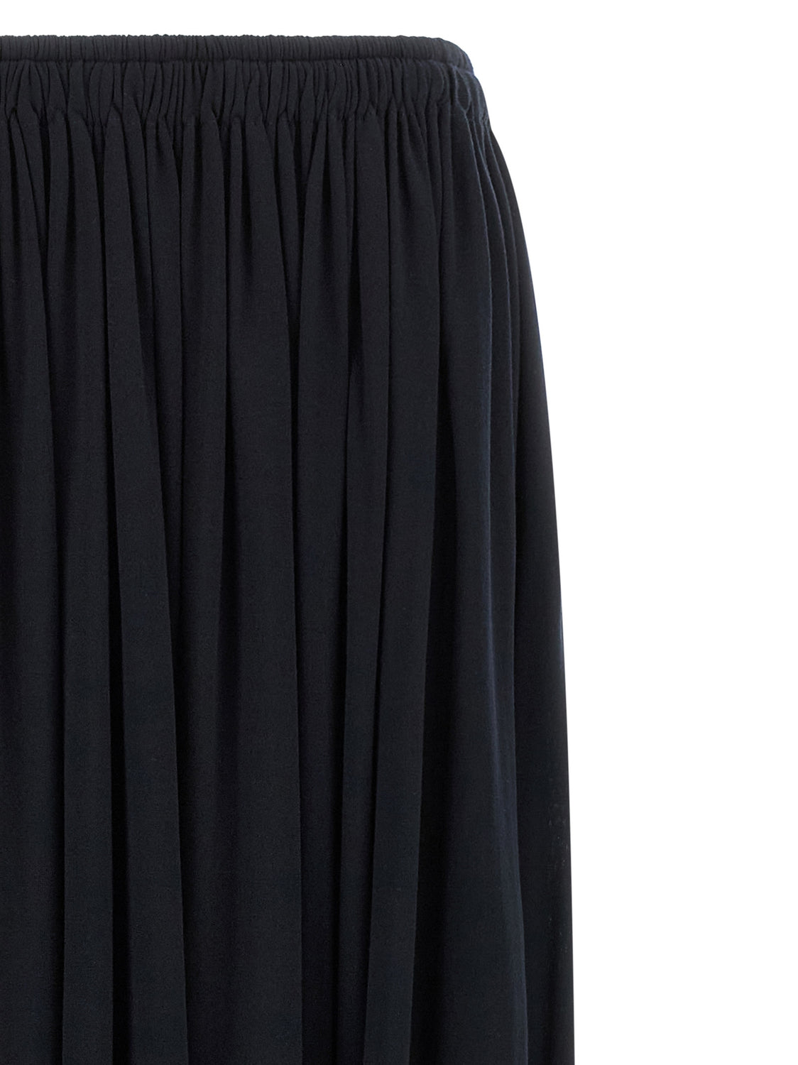 Blue Lyocell Mini Skirt
