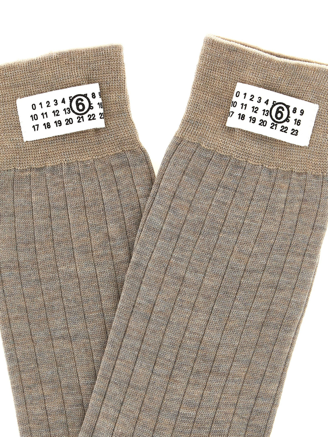Beige Wool Socks