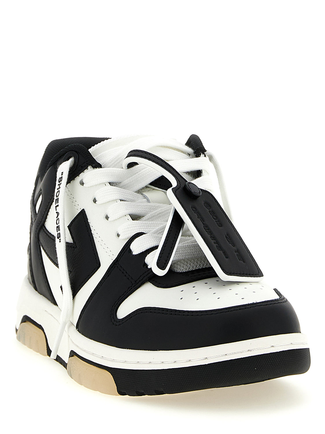 Bicolor Calfskin Low Top Sneakers