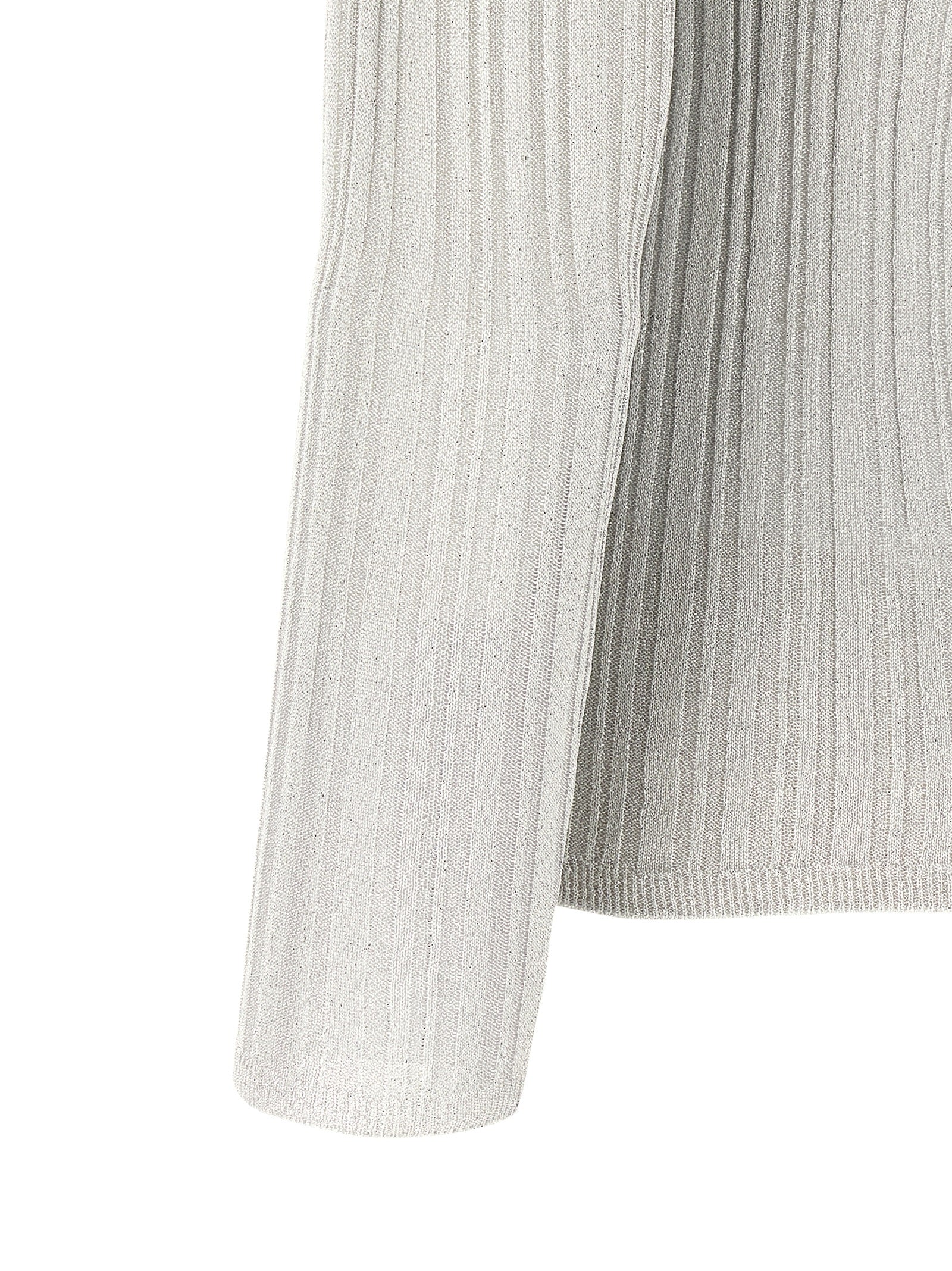 Gray Viscose Cardigan
