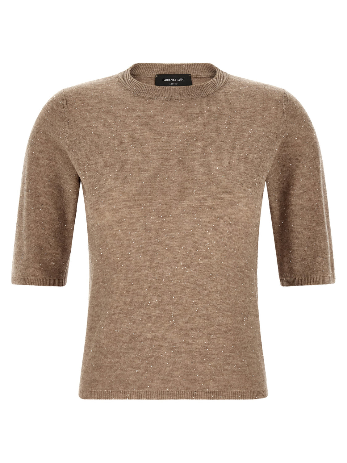 Beige Wool T-Shirt