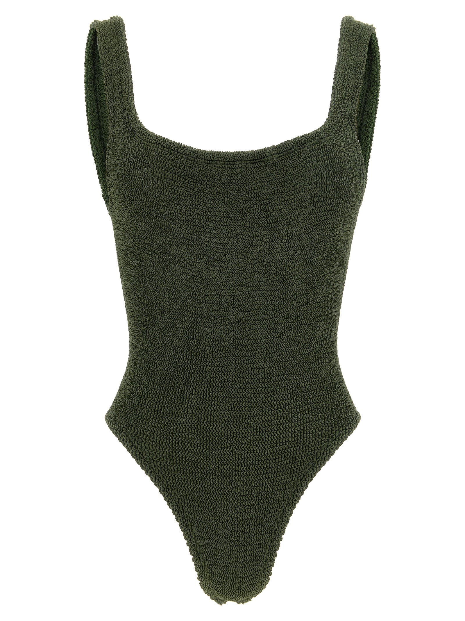Bicolor Polyamide One-Piece Swimsuit