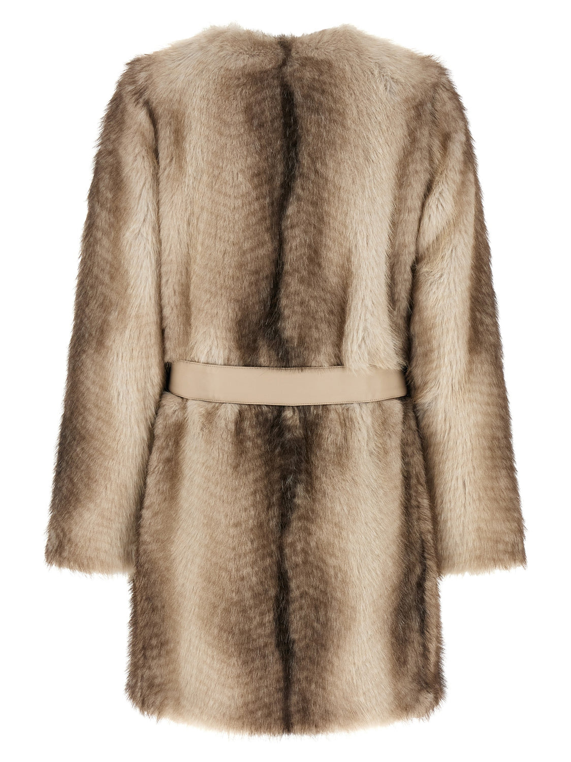 Brown Polyester Coat