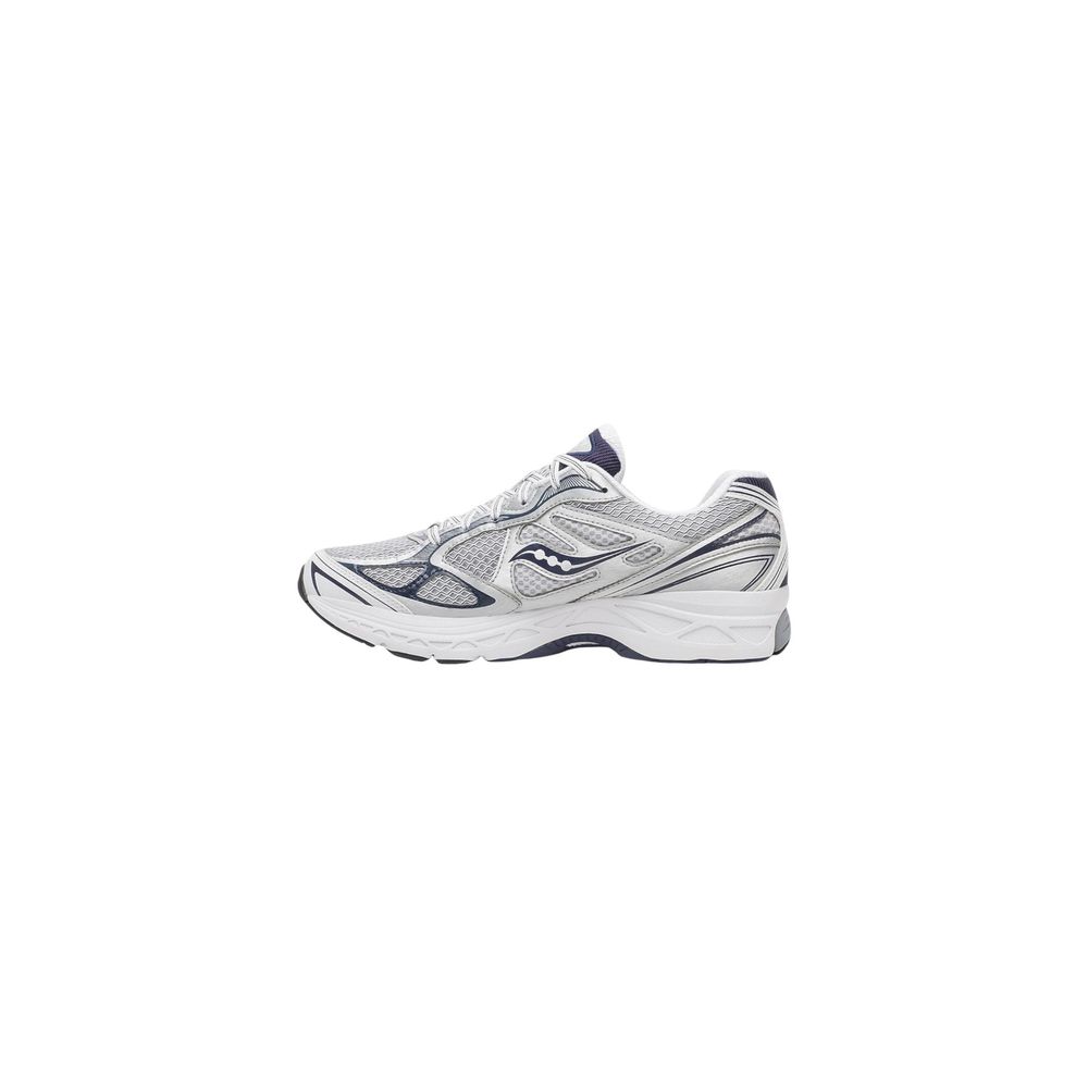 Gray Synthetic Athletic Sneakers