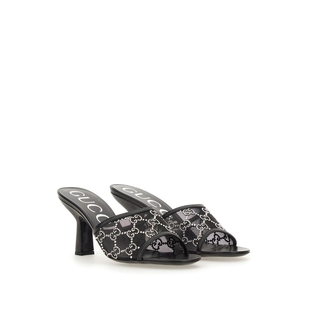Black Polyamide Mules