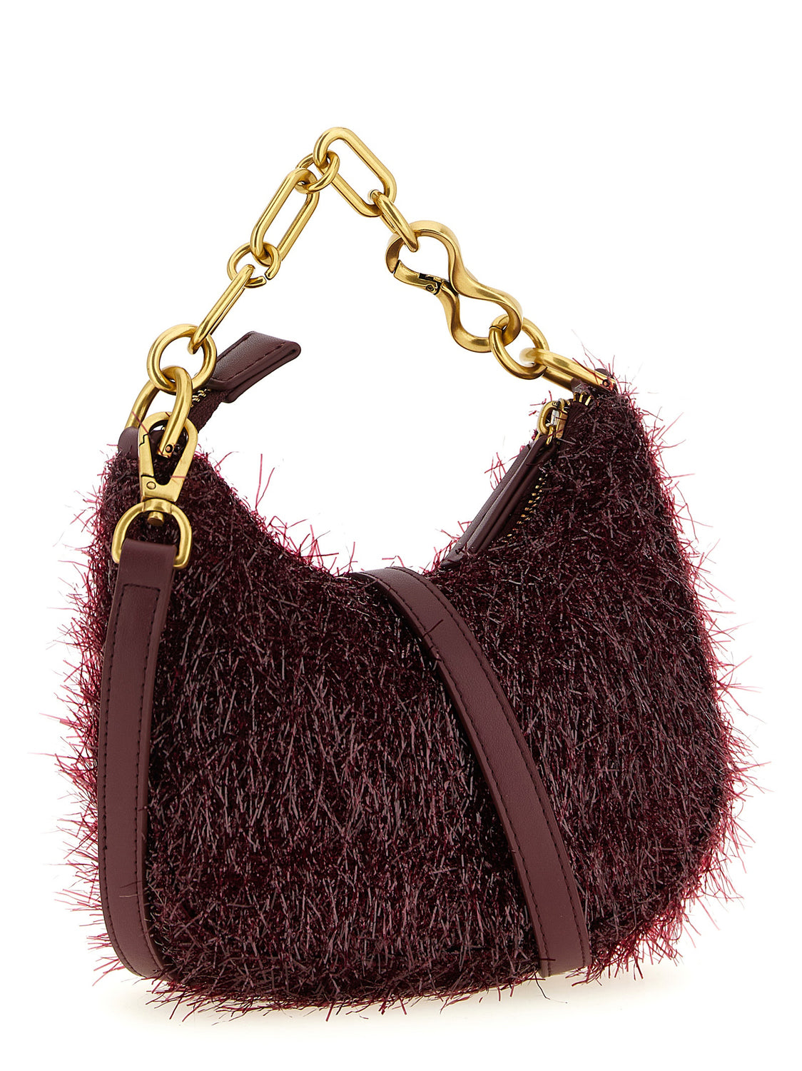Bordeaux Polyester Handbag