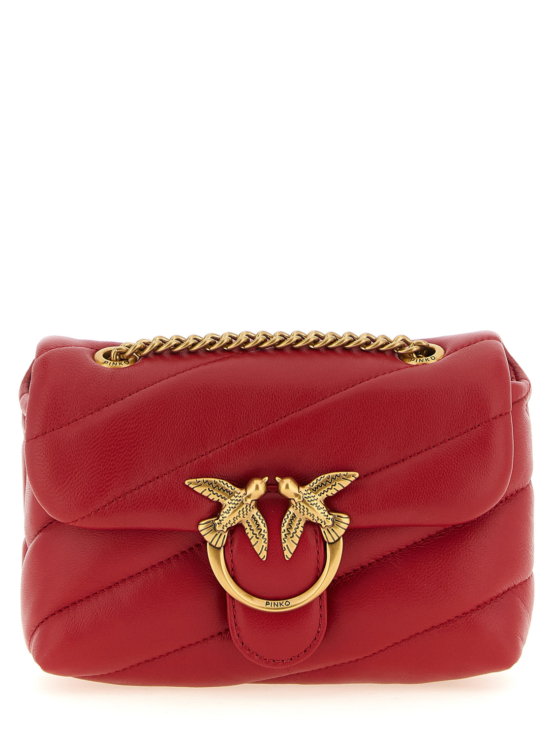 Multicolor Lamb Leather Crossbody Bag