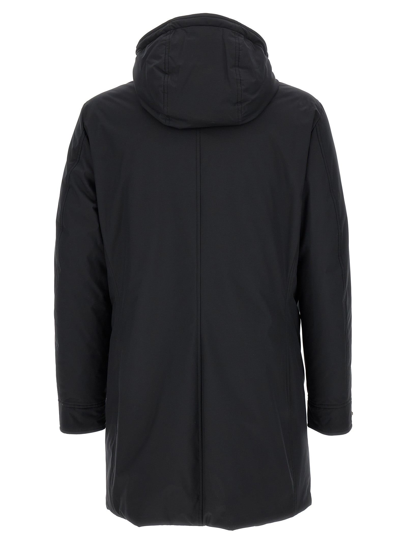 Blue Wool Parka