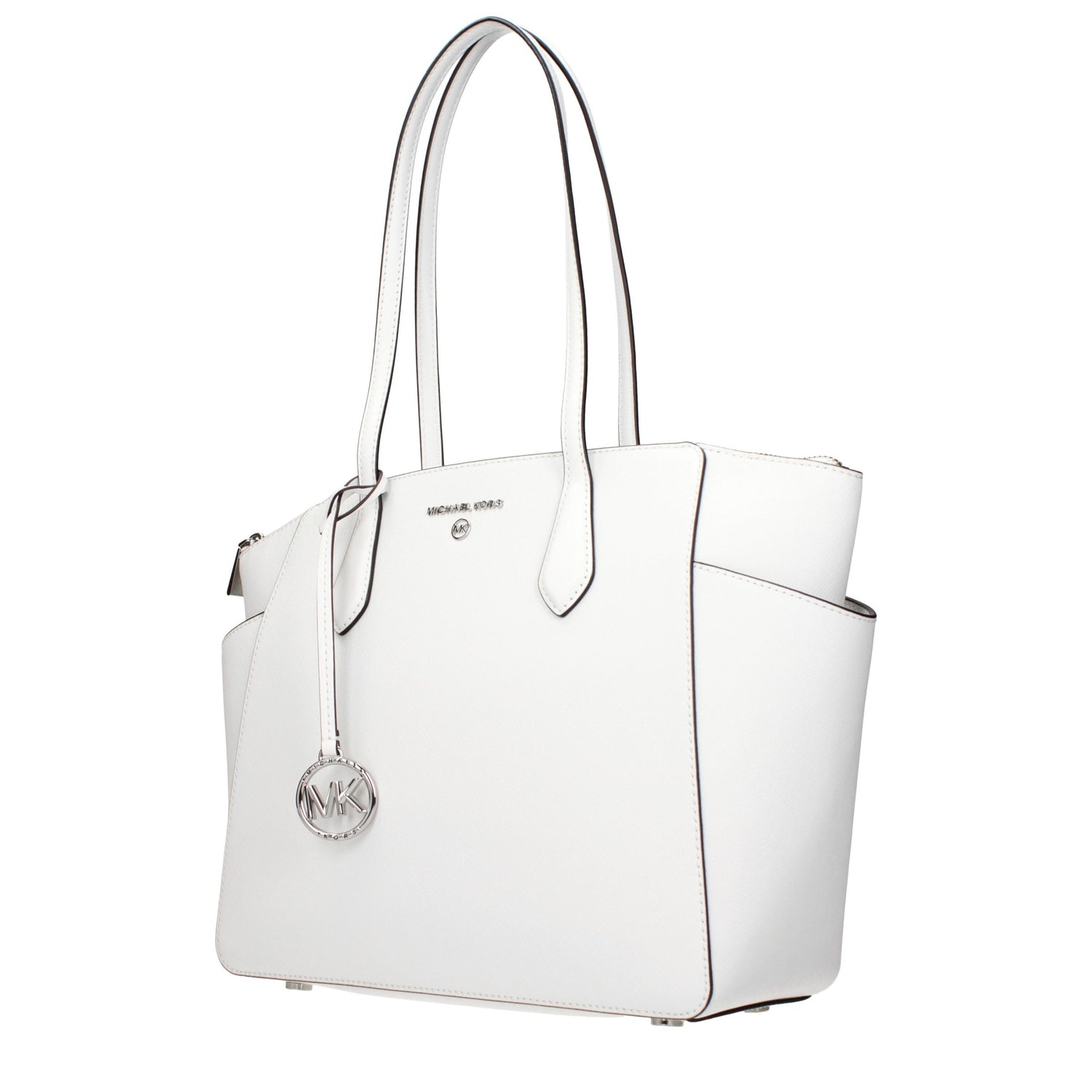 White Leather Shoulder Bag