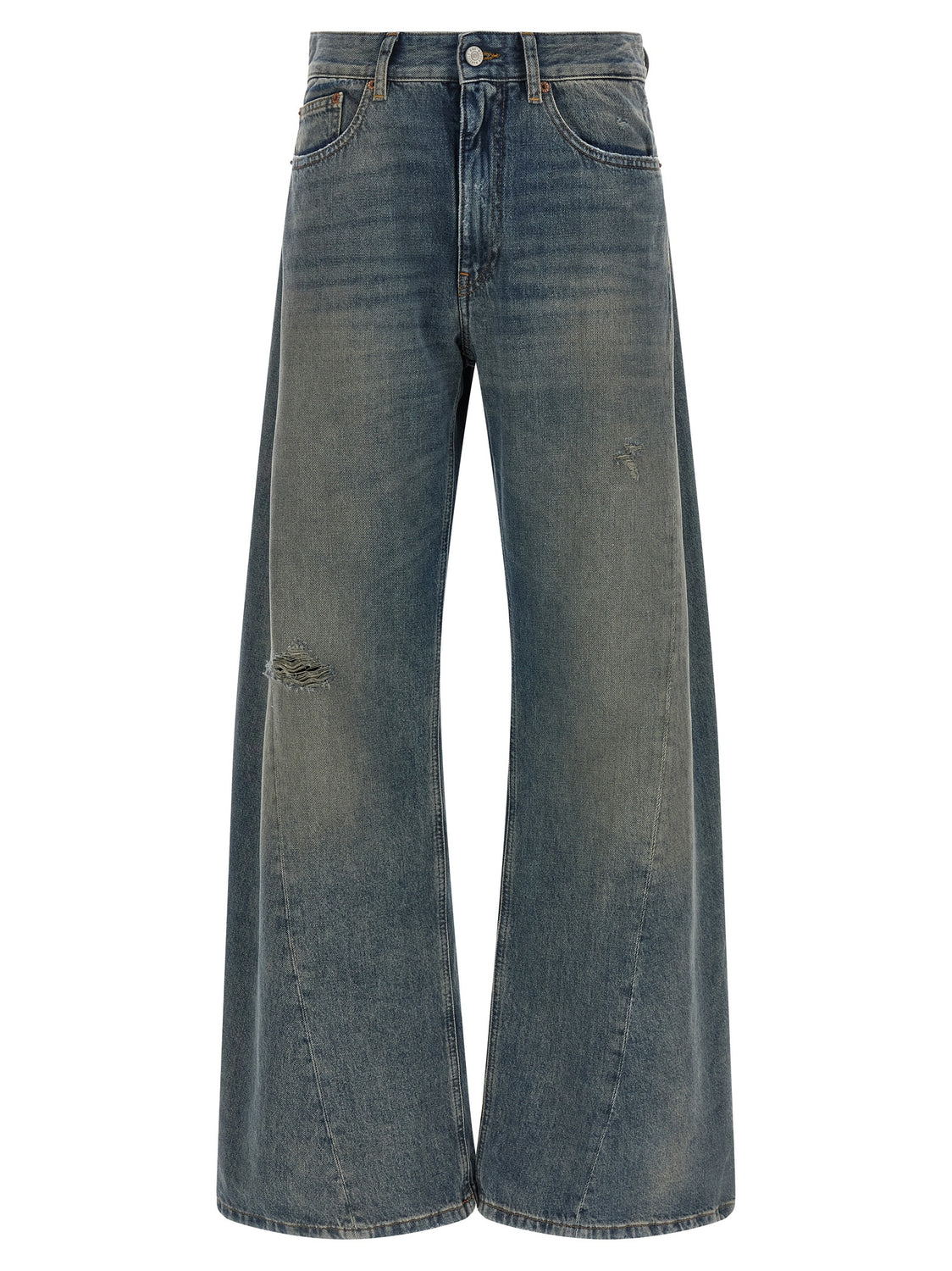 Blue Cotton Jeans Denim