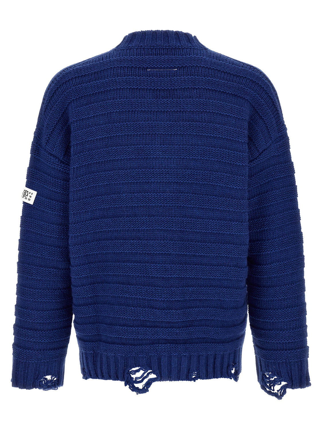 Blue Virgin Wool Cardigan