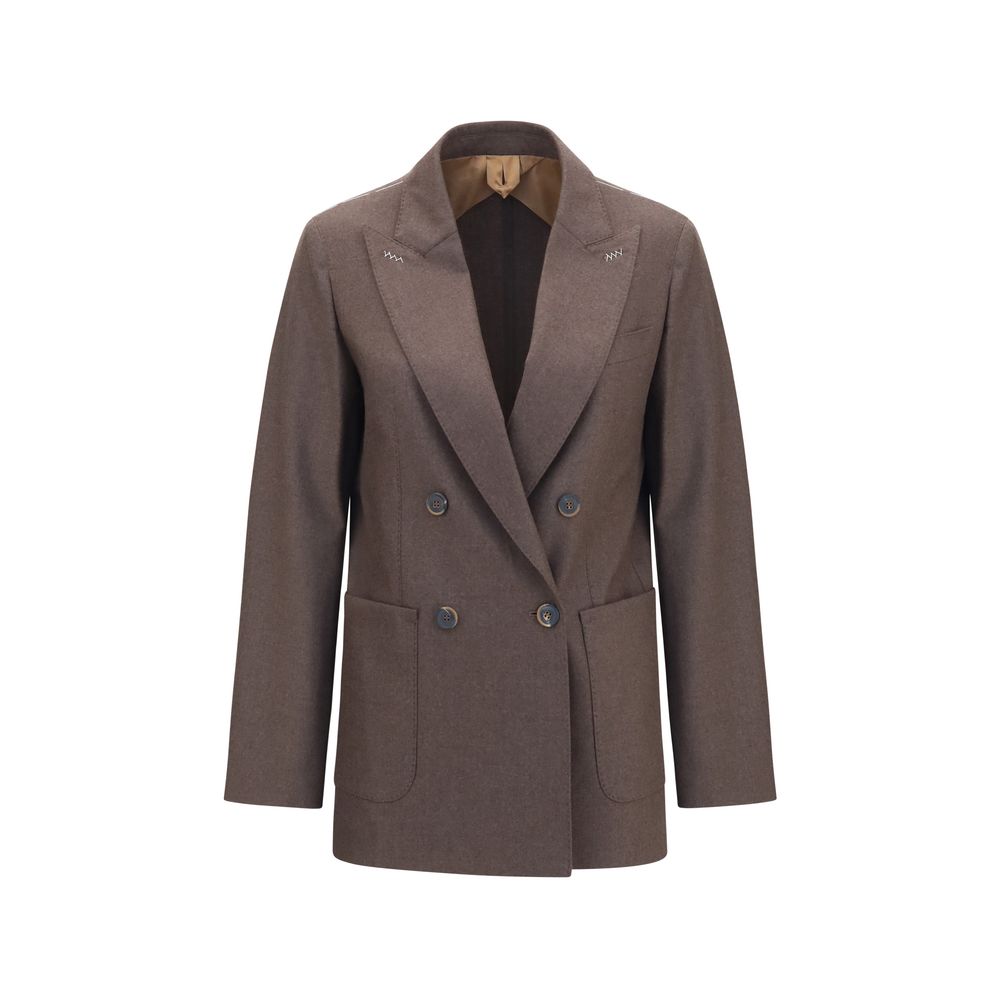 Brown Cashmere Blazer