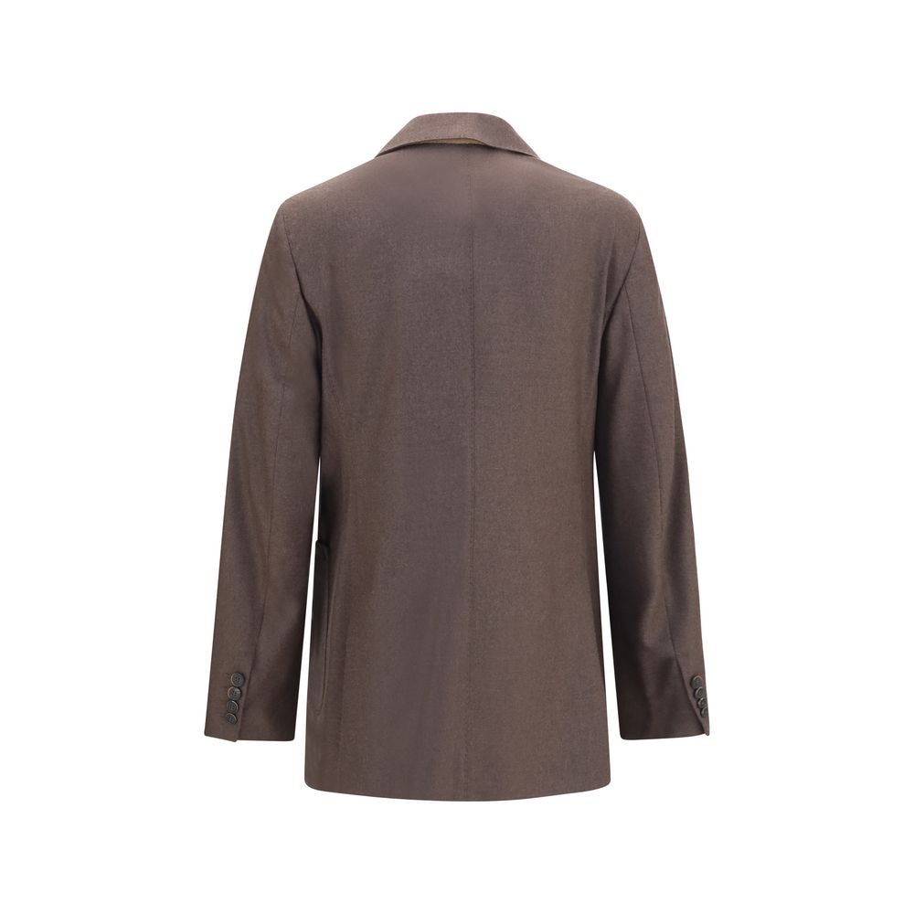 Brown Cashmere Blazer