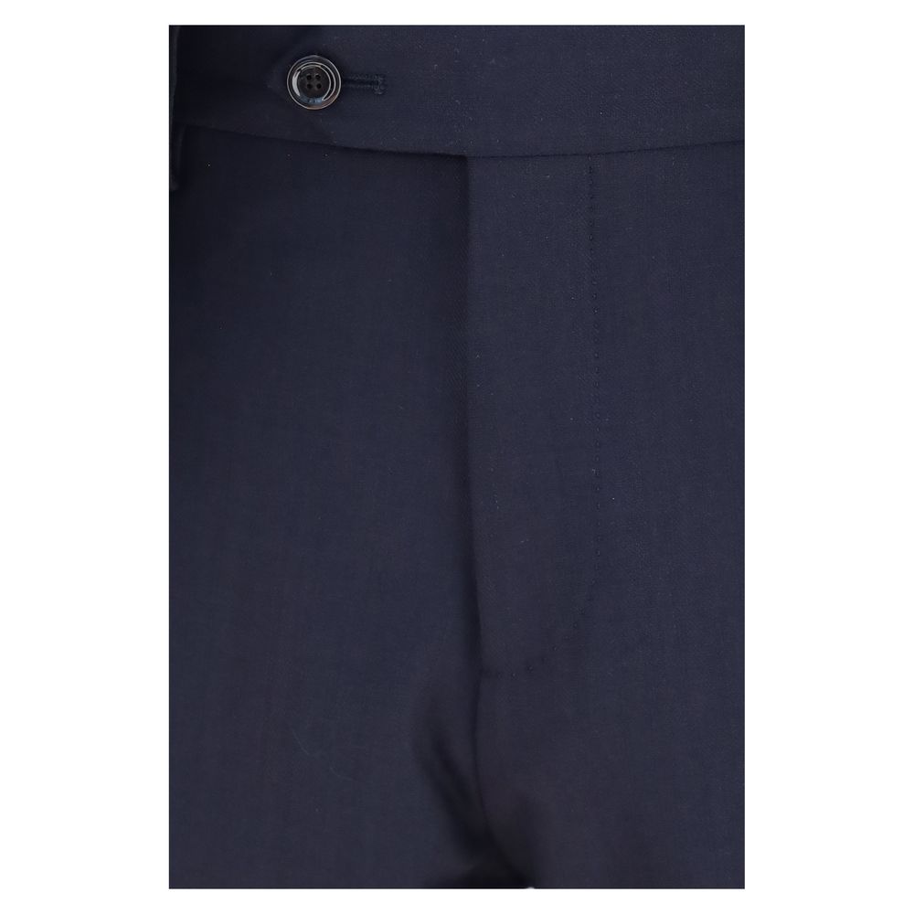 Blue Wool Oves Aries Two-Piece Suit