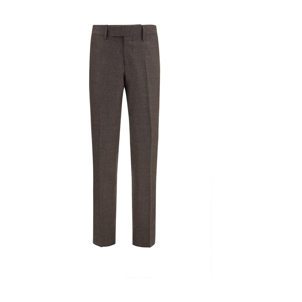 Brown Viscose Dress Pants