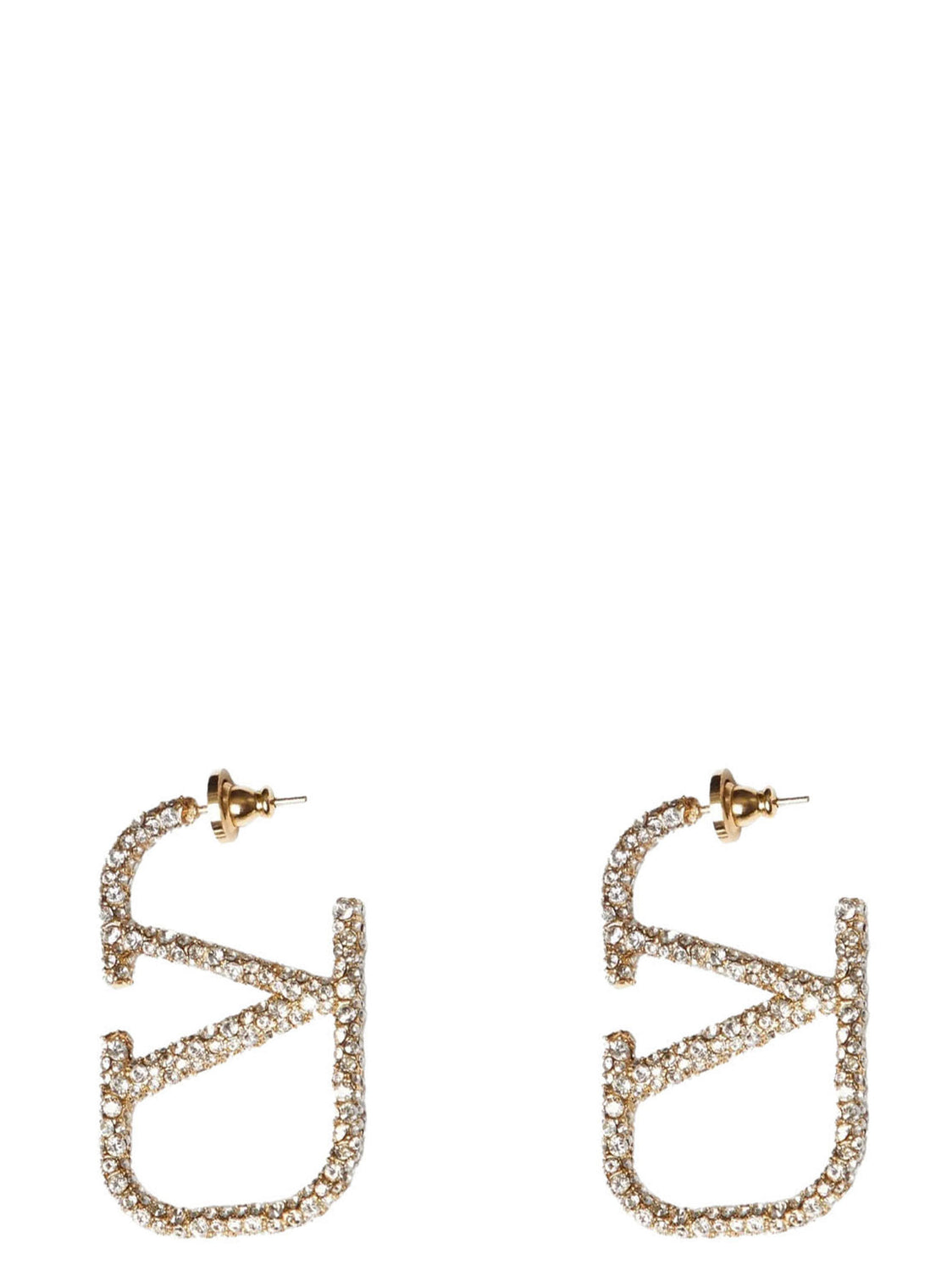 Gold Brass Earrings