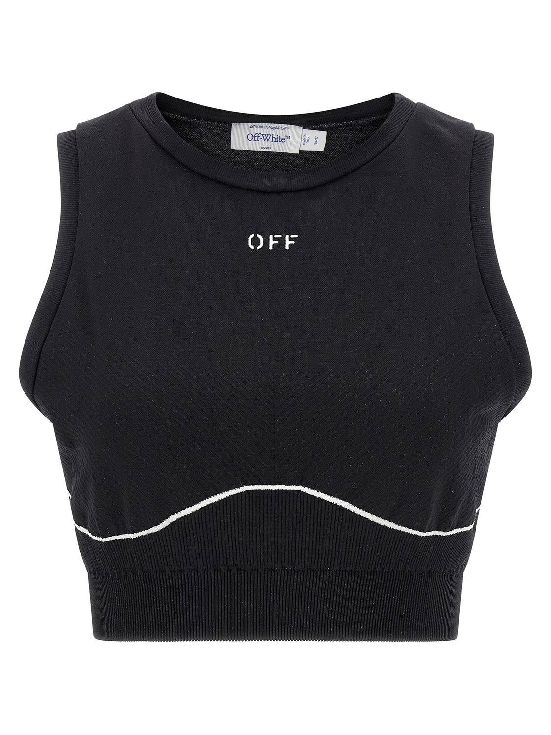 Black Polyamide Sport Bra