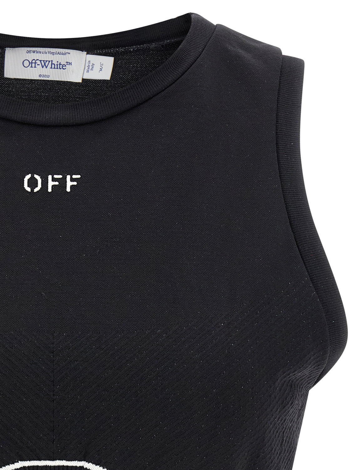 Black Polyamide Sport Bra