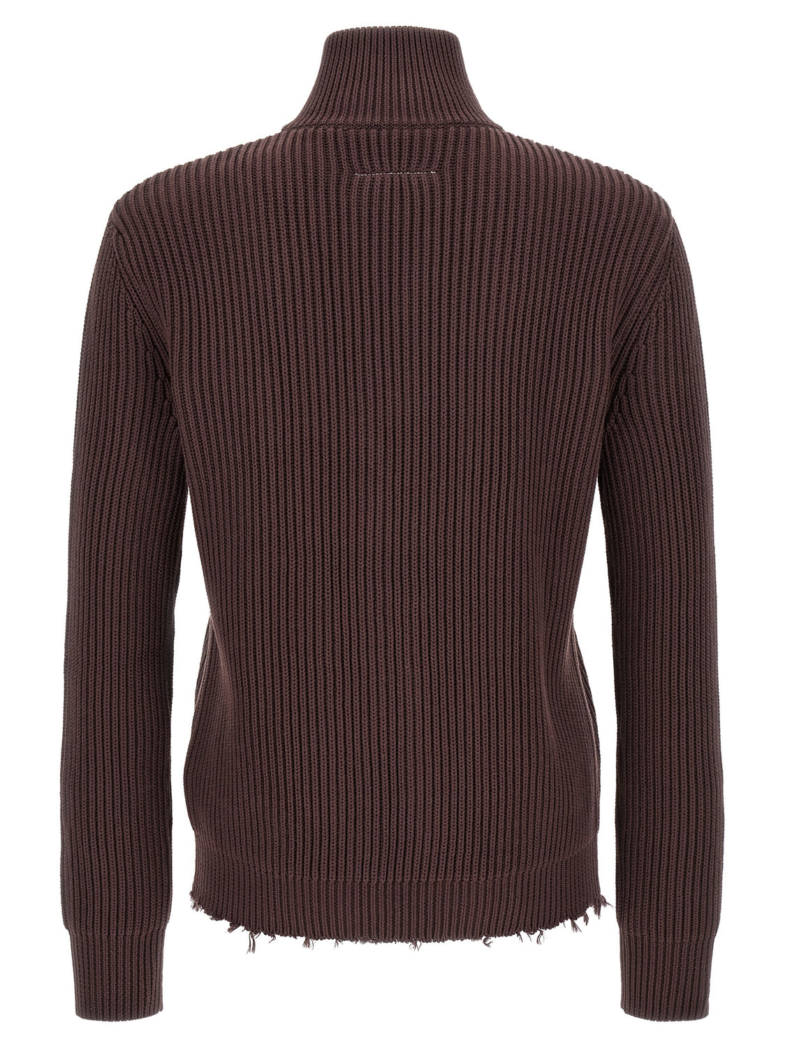 Brown Cotton Cardigan